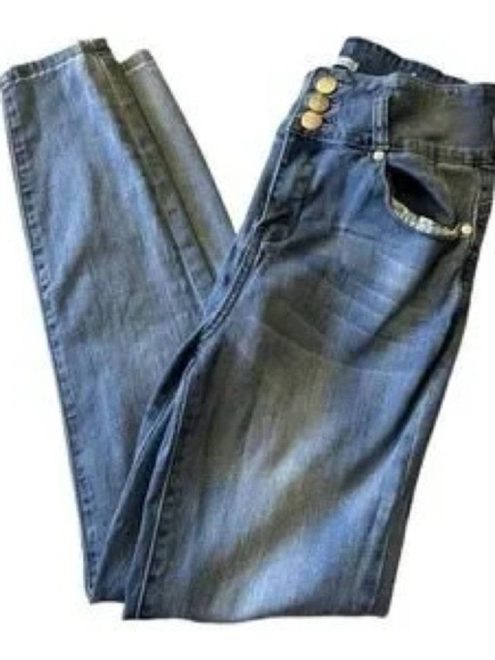 Women's Flare Jeans in Dark Blue Wash